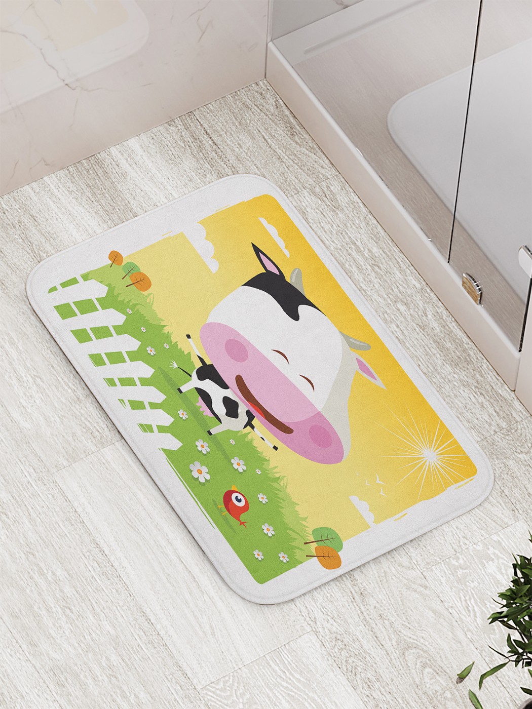 

bath_66887 Коврик противоскользящий для ванной, сауны, бассейна, 77х52 см
