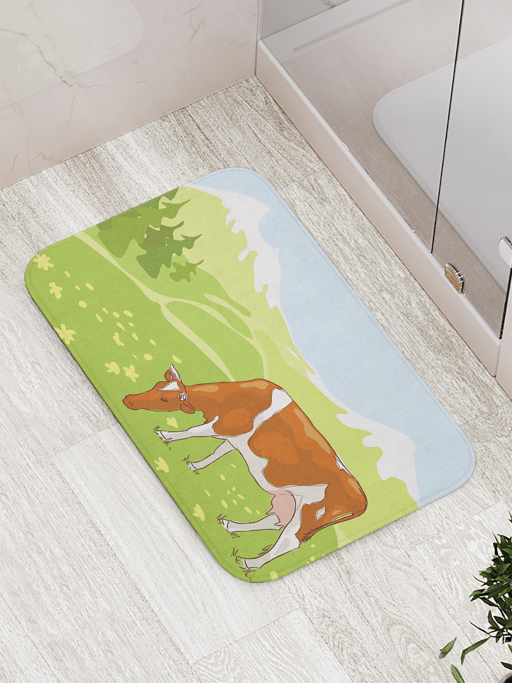 

bath_66882 Коврик противоскользящий для ванной, сауны, бассейна, 77х52 см
