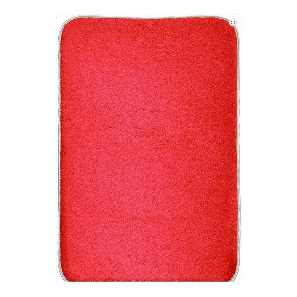 фото Коврик для ванной fresh code 60 х 40 см микрофибра красный