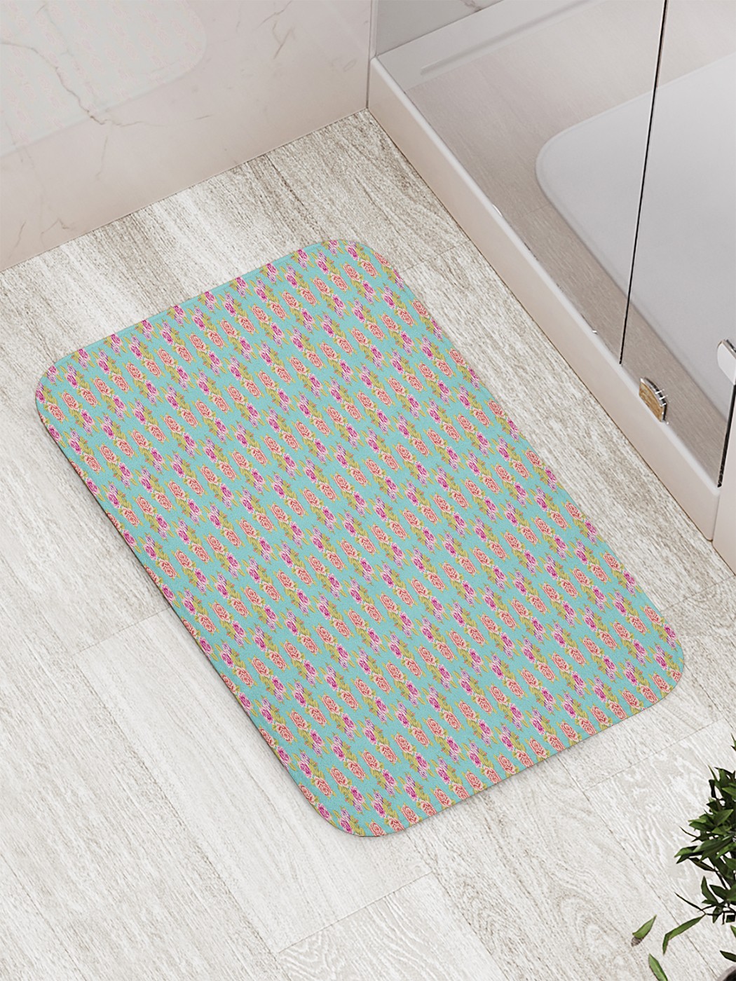

bath_66865 Коврик противоскользящий для ванной, сауны, бассейна, 77х52 см