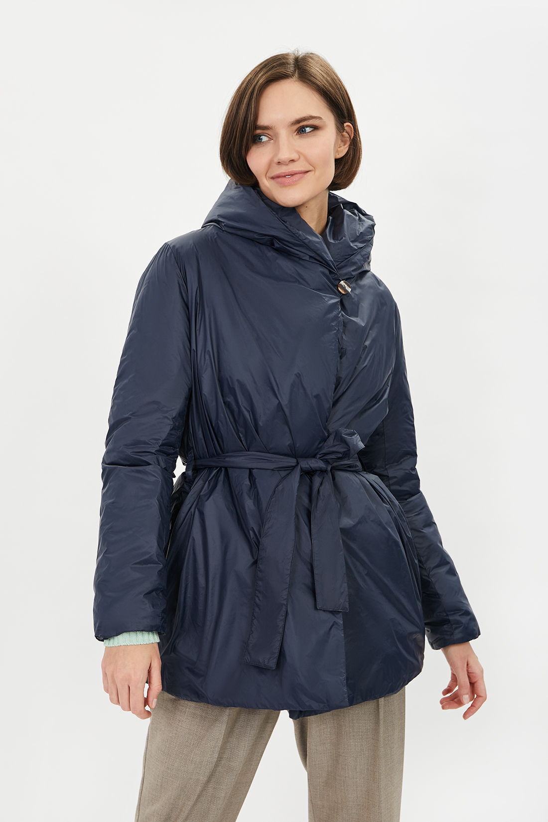 

Куртка женская Baon B031056 синяя XXL, B031056