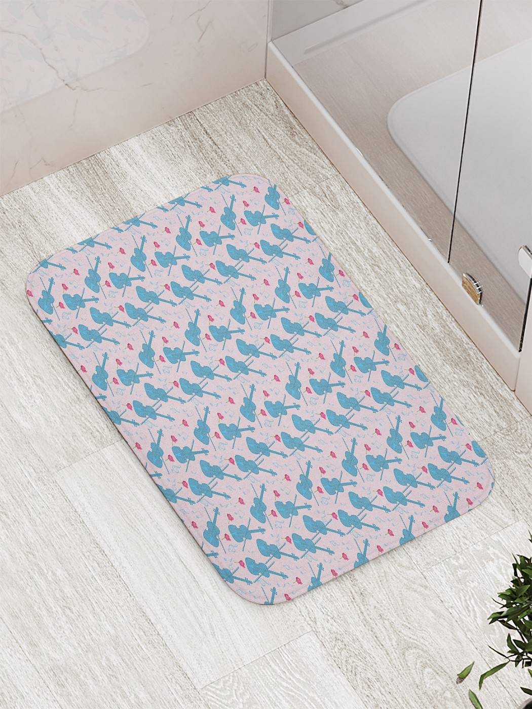 

bath_66847 Коврик противоскользящий для ванной, сауны, бассейна, 77х52 см