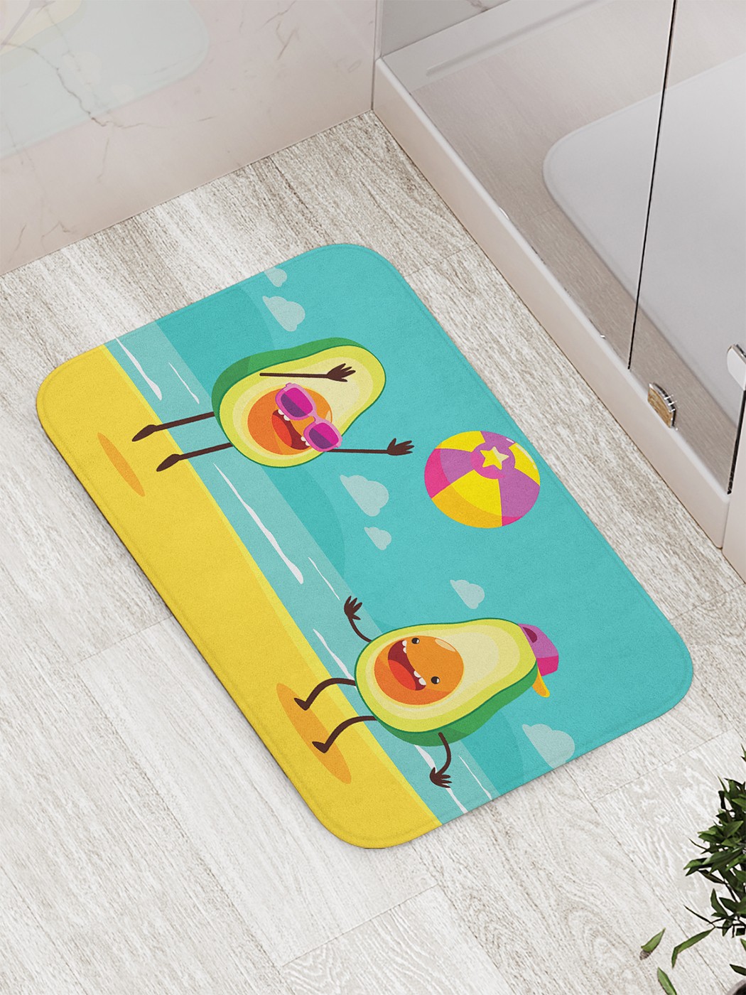 

bath_66838 Коврик противоскользящий для ванной, сауны, бассейна, 77х52 см