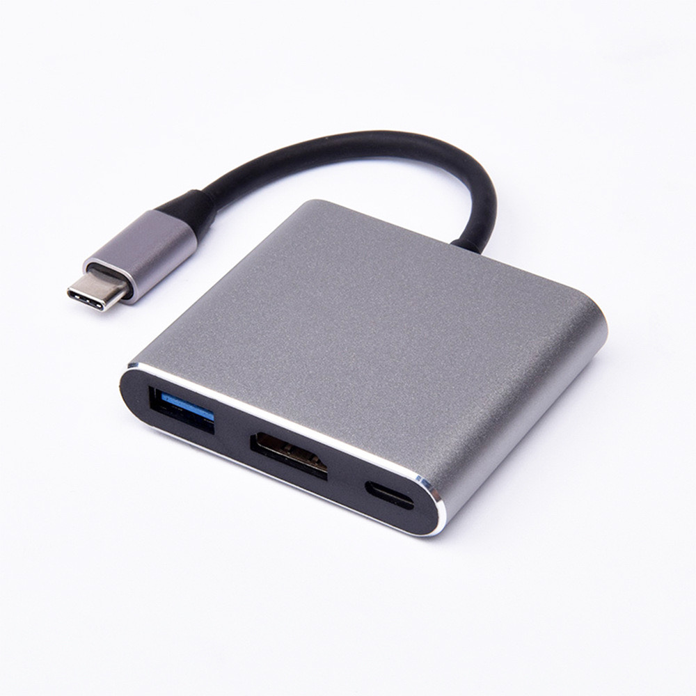 

USB хаб адаптер 3 в 1 для Macbook Pro, USB Хаб HUB 3/1 4K ULTRA HD