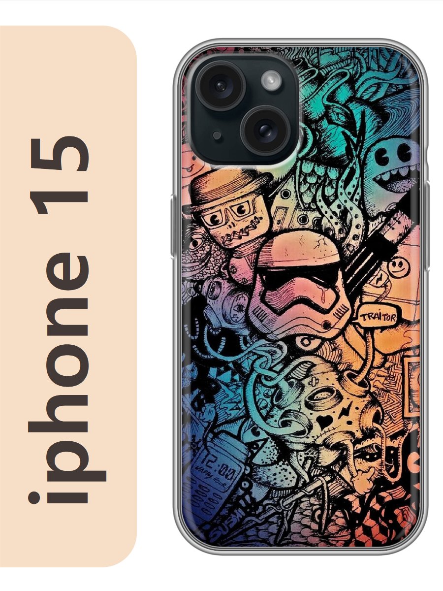 

Чехол на Apple Iphone 15 фон штурмовики 094, Iph15kino