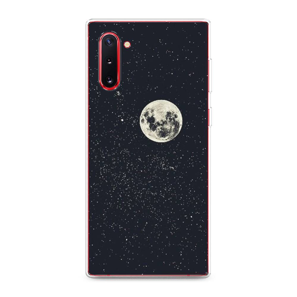 

Чехол на Samsung Galaxy Note 10 "Полнолуние", Красный, 28650-2