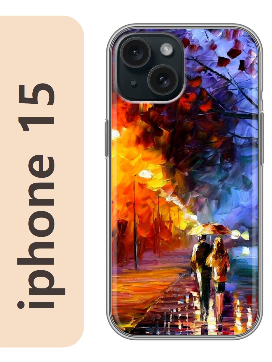 

Чехол на Apple Iphone 15 картина улица парочка 064, Прозрачный, Iph15kart