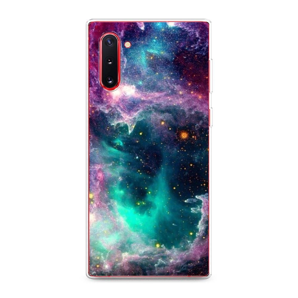 

Чехол на Samsung Galaxy Note 10 "Звездные облака", Розовый;бежевый, 28650-2