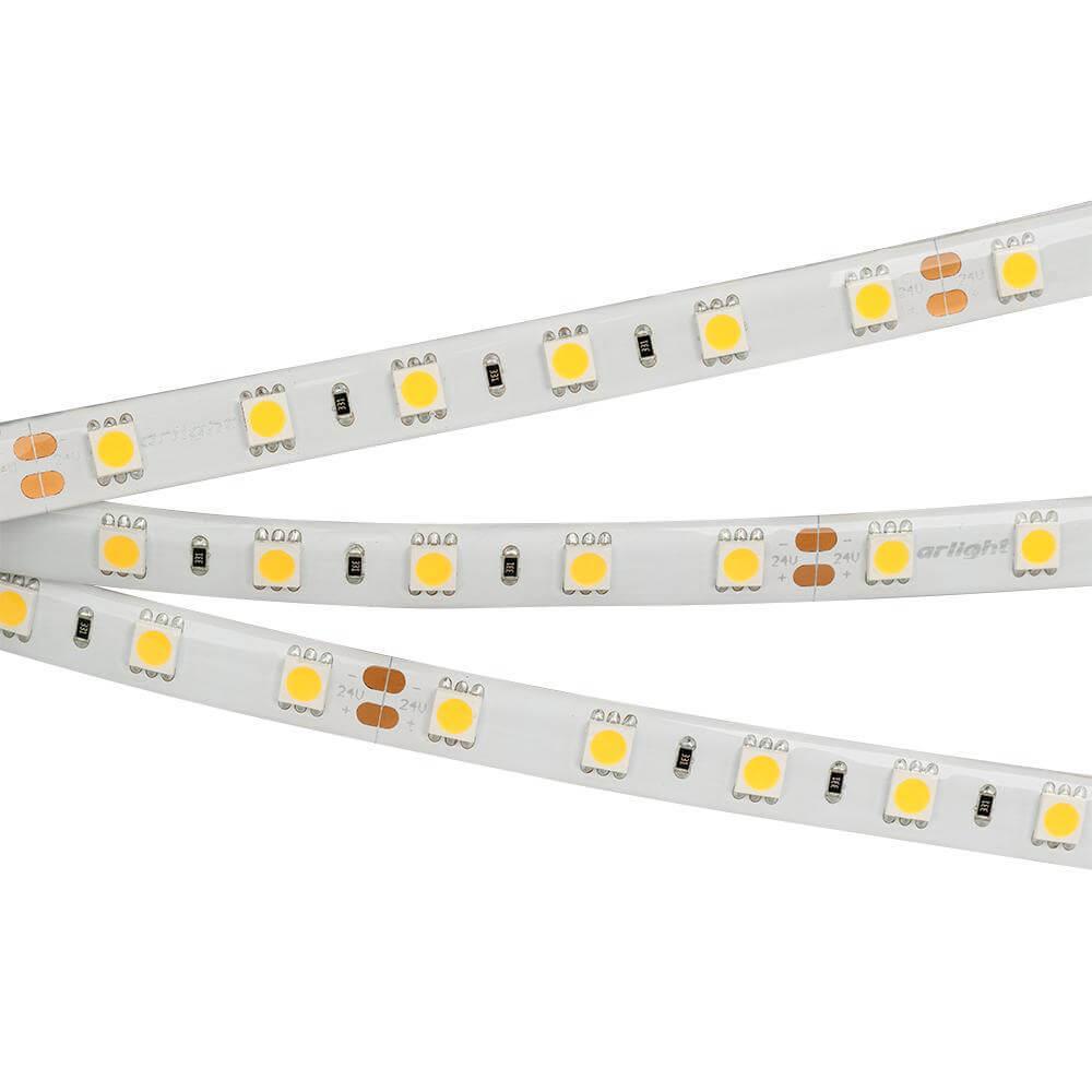 фото Светодиодная лента arlight 14,4w/m 60led/m 5060smd холодный белый 5m 016847