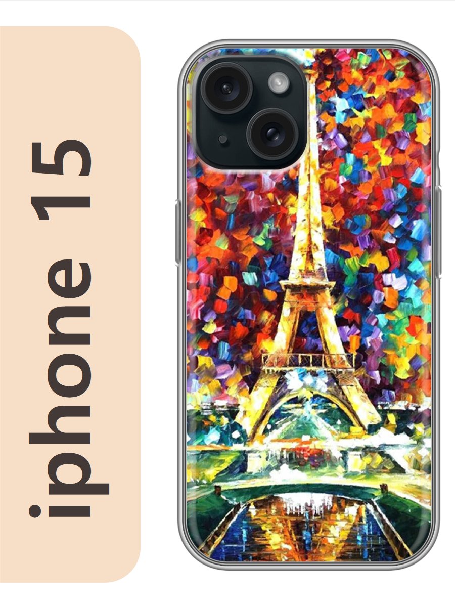 

Чехол на Apple Iphone 15 картина эйфелева башня 062, Iph15kart
