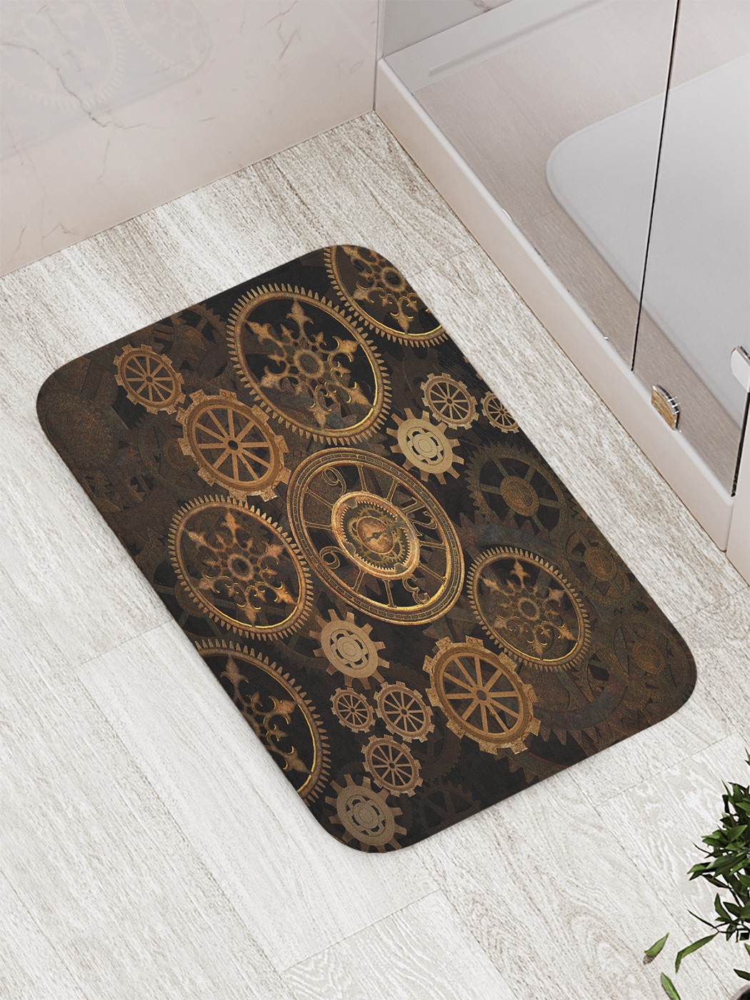 

bath_66721 Коврик противоскользящий для ванной, сауны, бассейна, 77х52 см
