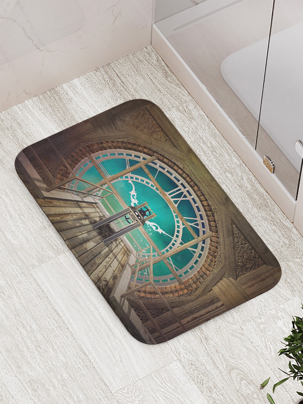 

bath_66715 Коврик противоскользящий для ванной, сауны, бассейна, 77х52 см