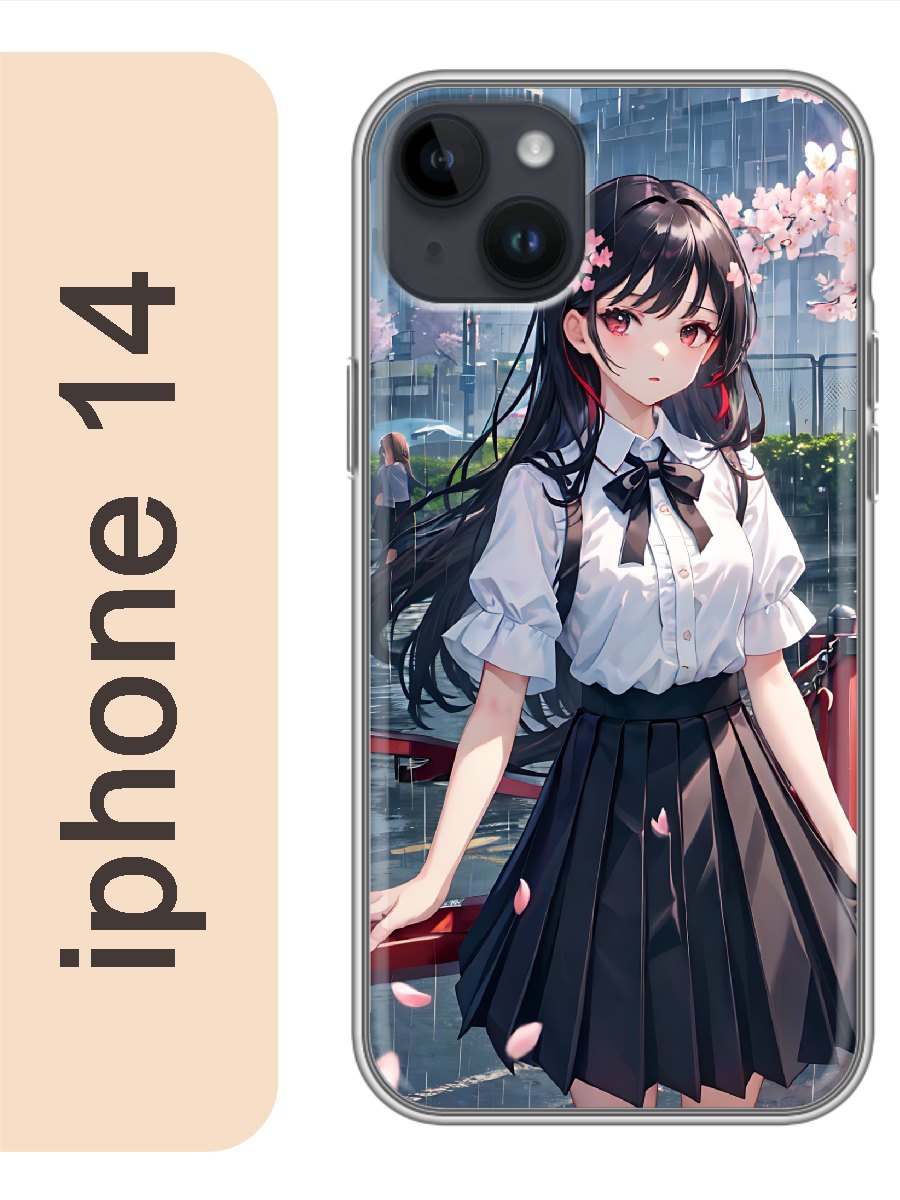

Чехол на Apple Iphone 14 девушка аниме 960, Прозрачный, Iph14anim