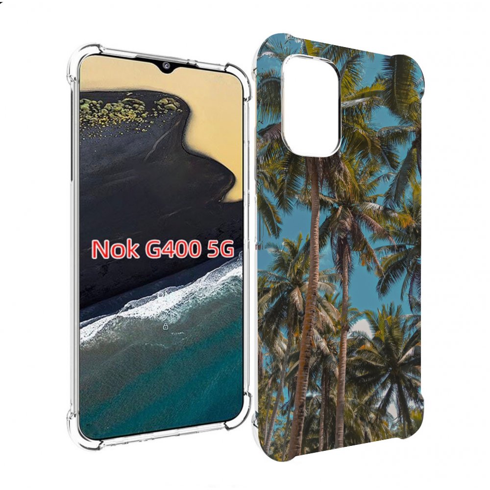 

Чехол MyPads летние пальмы для Nokia G400 5G, Прозрачный, Tocco