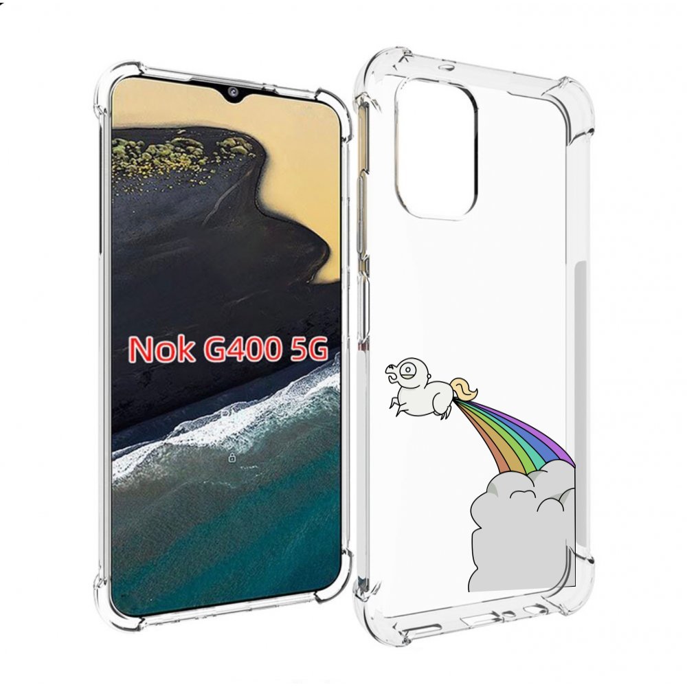 

Чехол MyPads летающее-пони детский для Nokia G400 5G, Прозрачный, Tocco