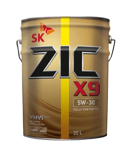 

ZIC X9 5W30 (20L)_масло моторное синт.\API SL, ACEA A3/B3/B4, BMW LL-01, VW 502.00/505.00,