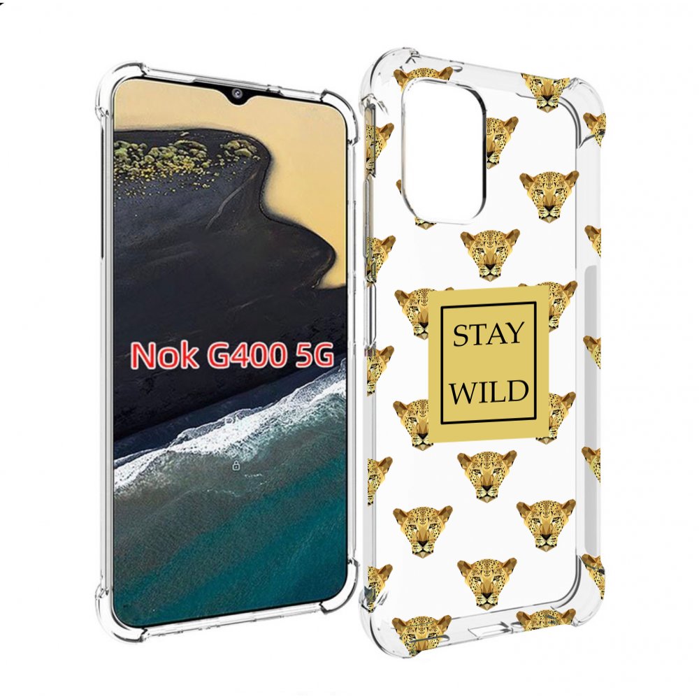 

Чехол MyPads леопард-вайлд для Nokia G400 5G, Прозрачный, Tocco