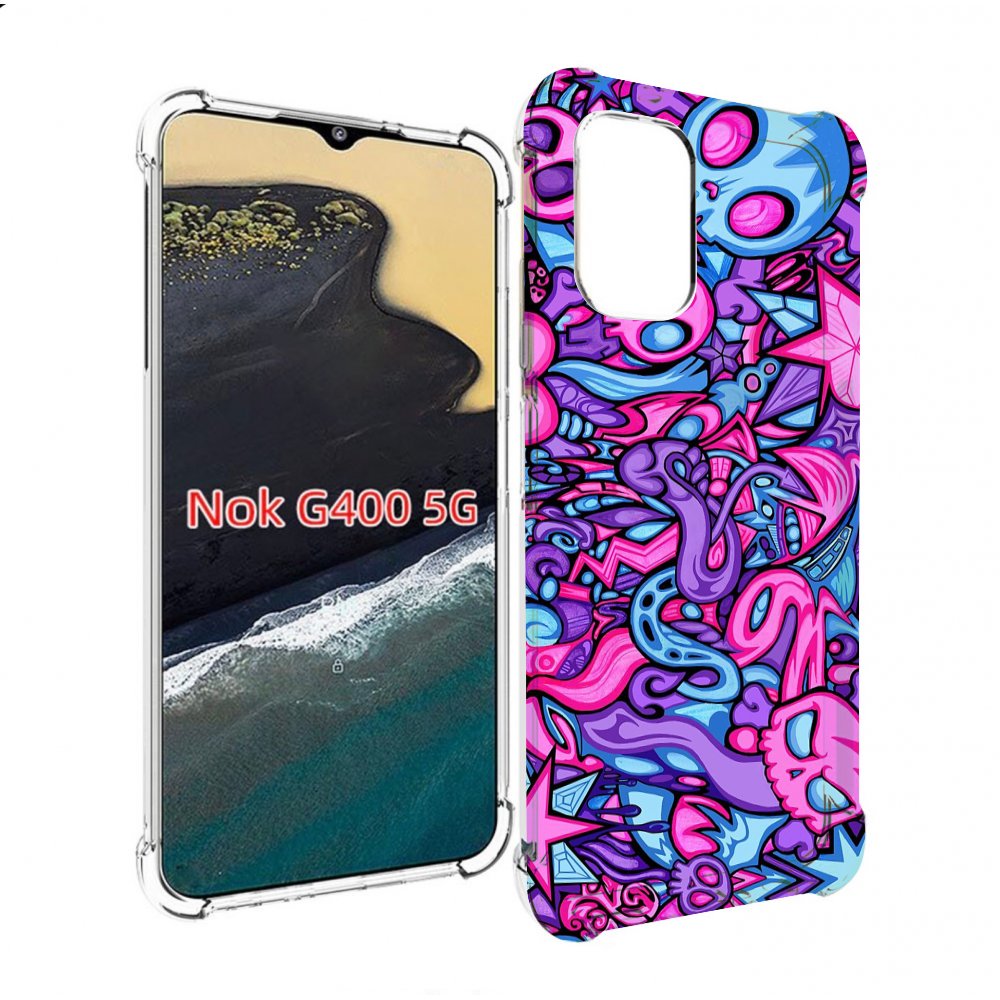 

Чехол MyPads крутой-паттерн для Nokia G400 5G, Прозрачный, Tocco