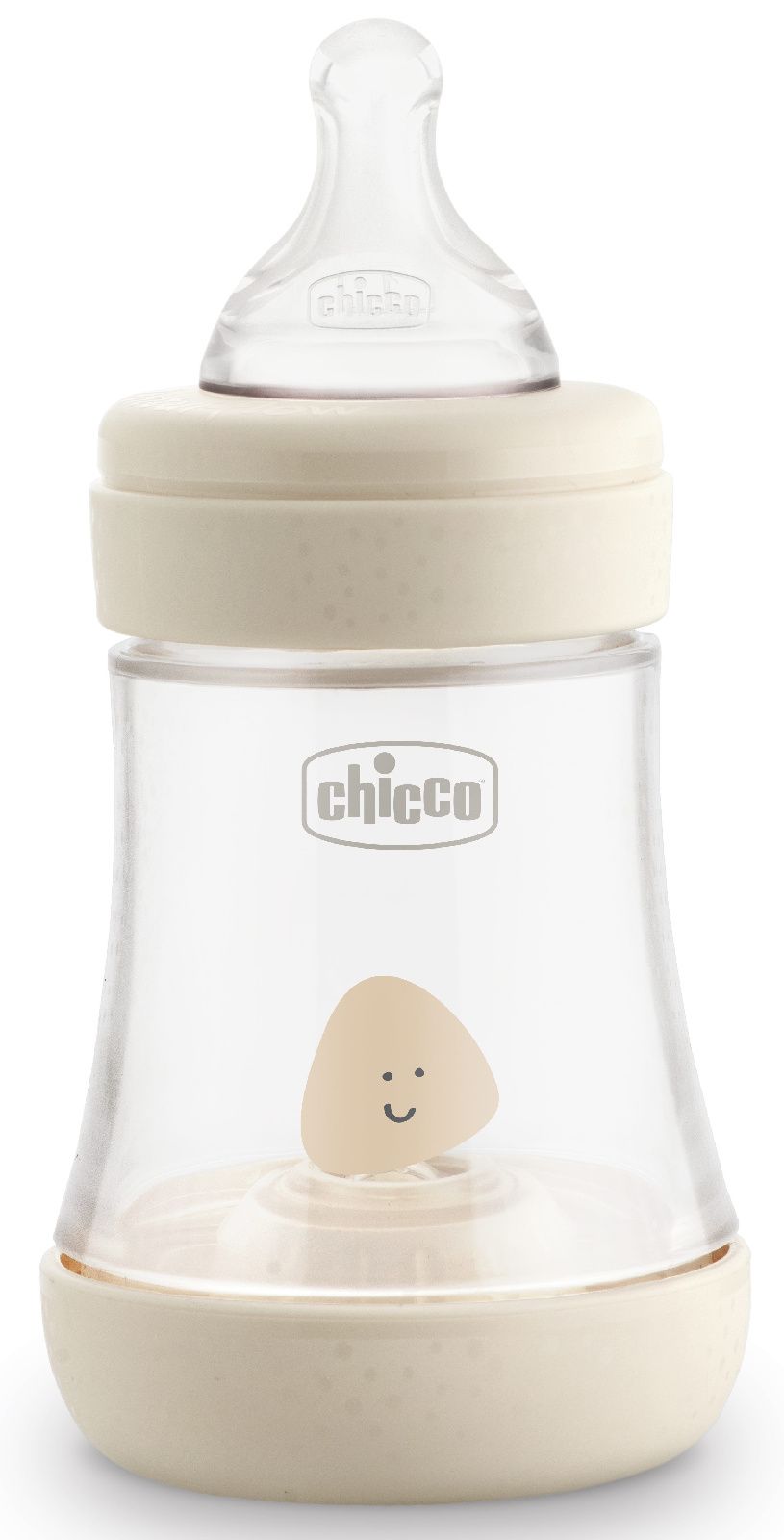 Бутылочка Chicco Perfect5 Uni 0м+ бежевая, 150 мл
