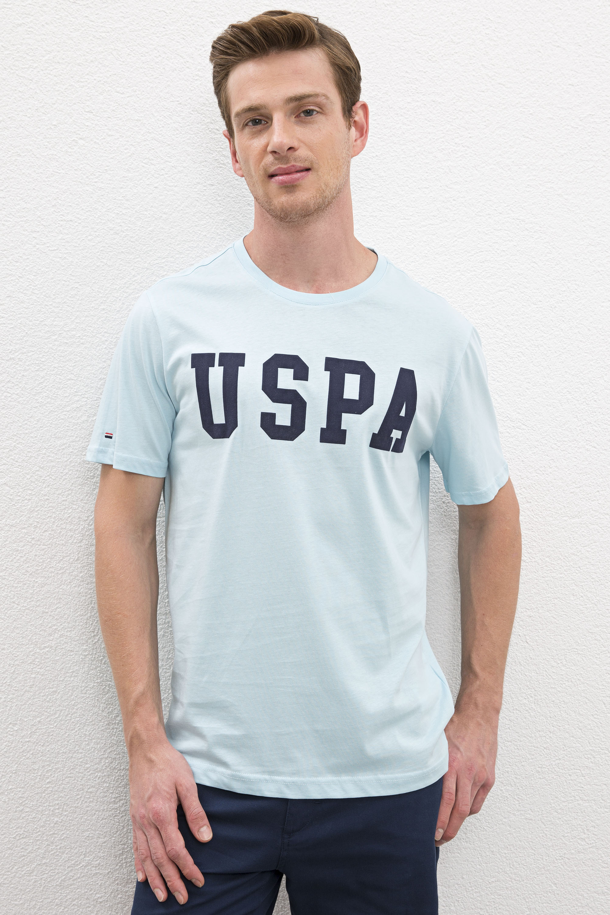 

Футболка мужская U.S. POLO Assn. G081SZ0110GEARTIY020 голубая XL, G081SZ0110GEARTIY020