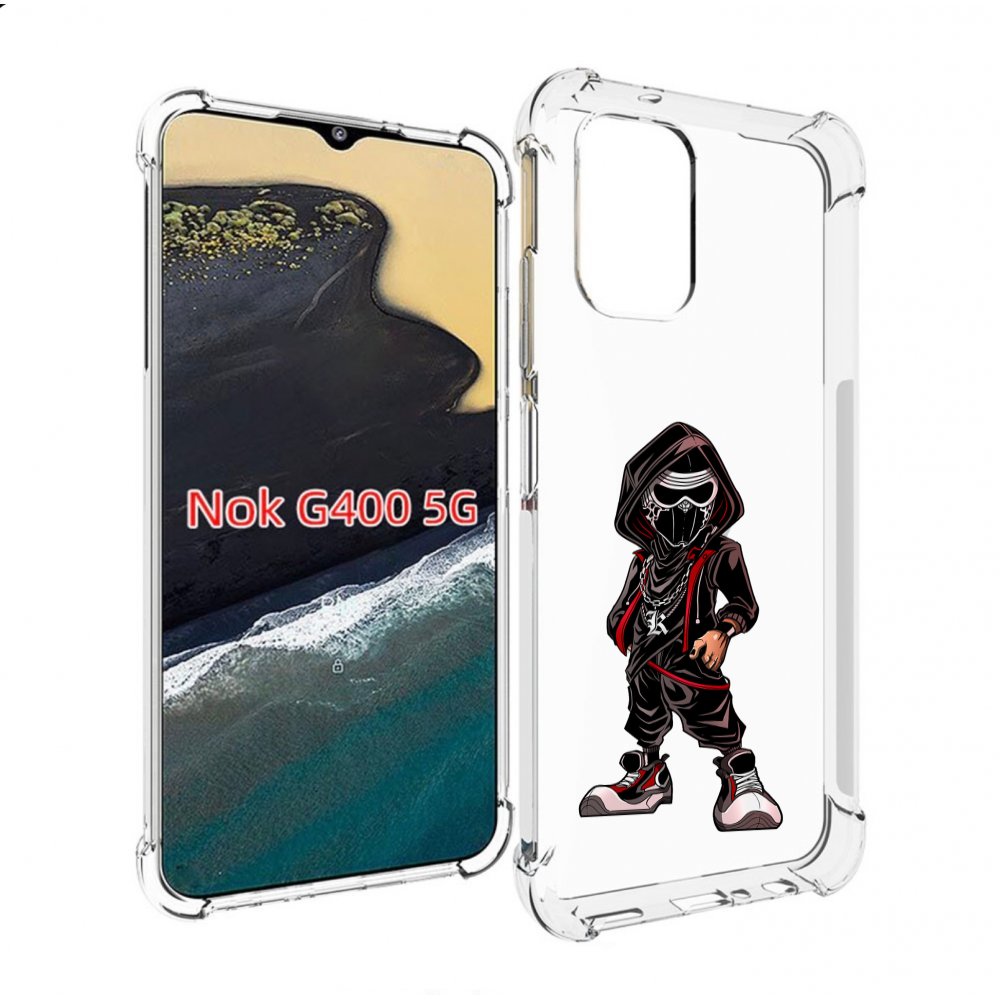 

Чехол MyPads крутой-ниндзя для Nokia G400 5G, Прозрачный, Tocco