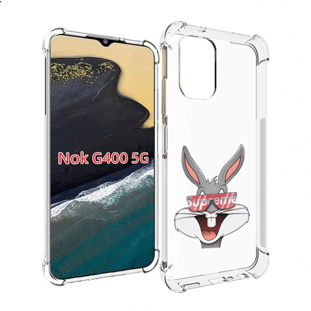 

Чехол MyPads крутой-заяц для Nokia G400 5G, Прозрачный, Tocco