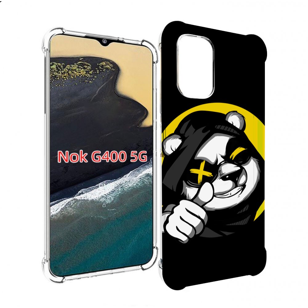 

Чехол MyPads крутая пандочка ок для Nokia G400 5G, Прозрачный, Tocco