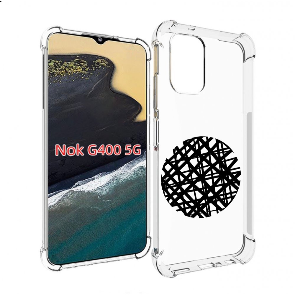 

Чехол MyPads круглая-абстракция для Nokia G400 5G, Прозрачный, Tocco