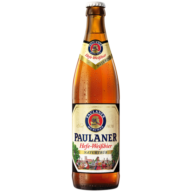 

Пиво Paulaner Hefe-Weissbier 0,5 л ст/б, Светлое