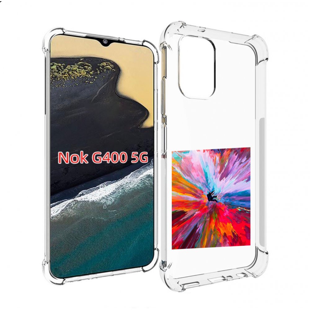 

Чехол MyPads красочный астранавт для Nokia G400 5G, Прозрачный, Tocco