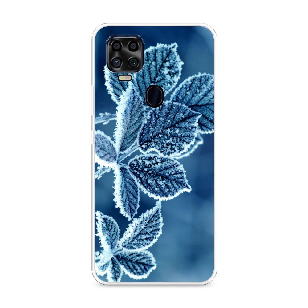

Чехол на ZTE Blade V2020 "Зима 6", Голубой;белый, 134350-2