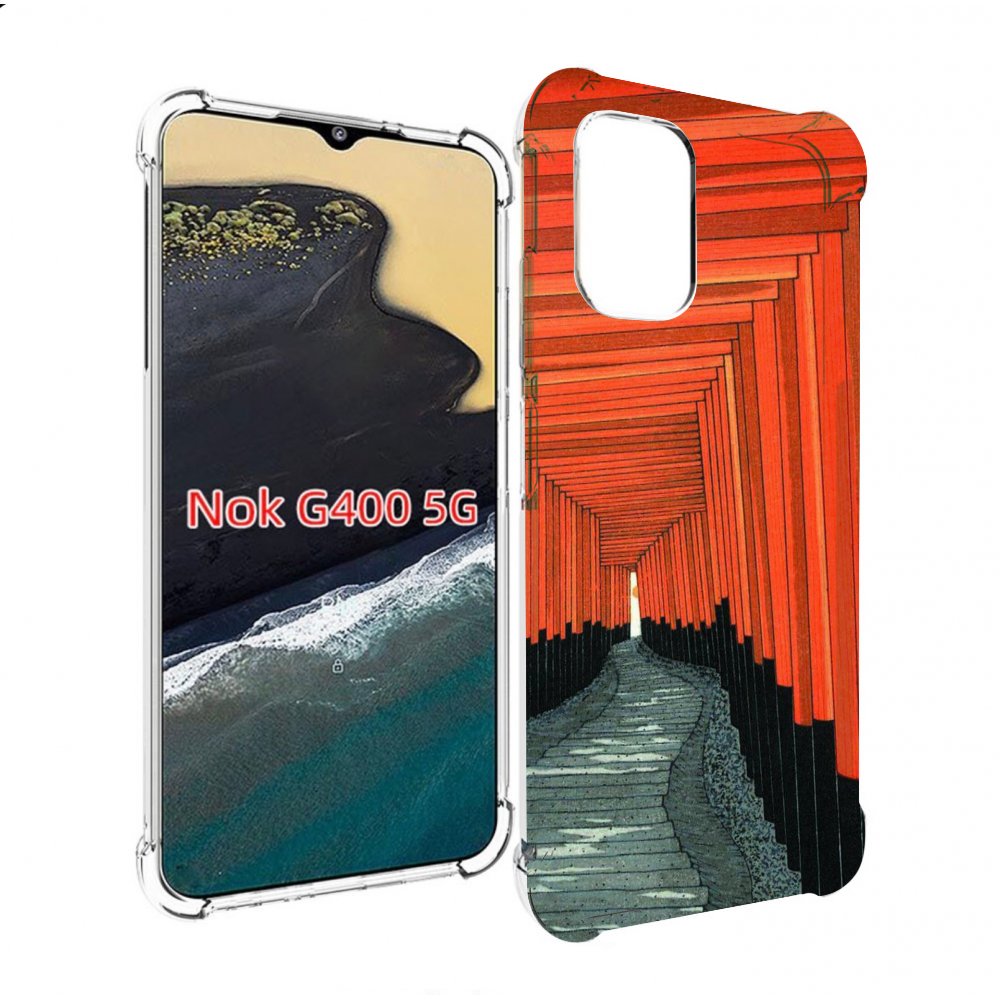 

Чехол MyPads красный коридор для Nokia G400 5G, Прозрачный, Tocco