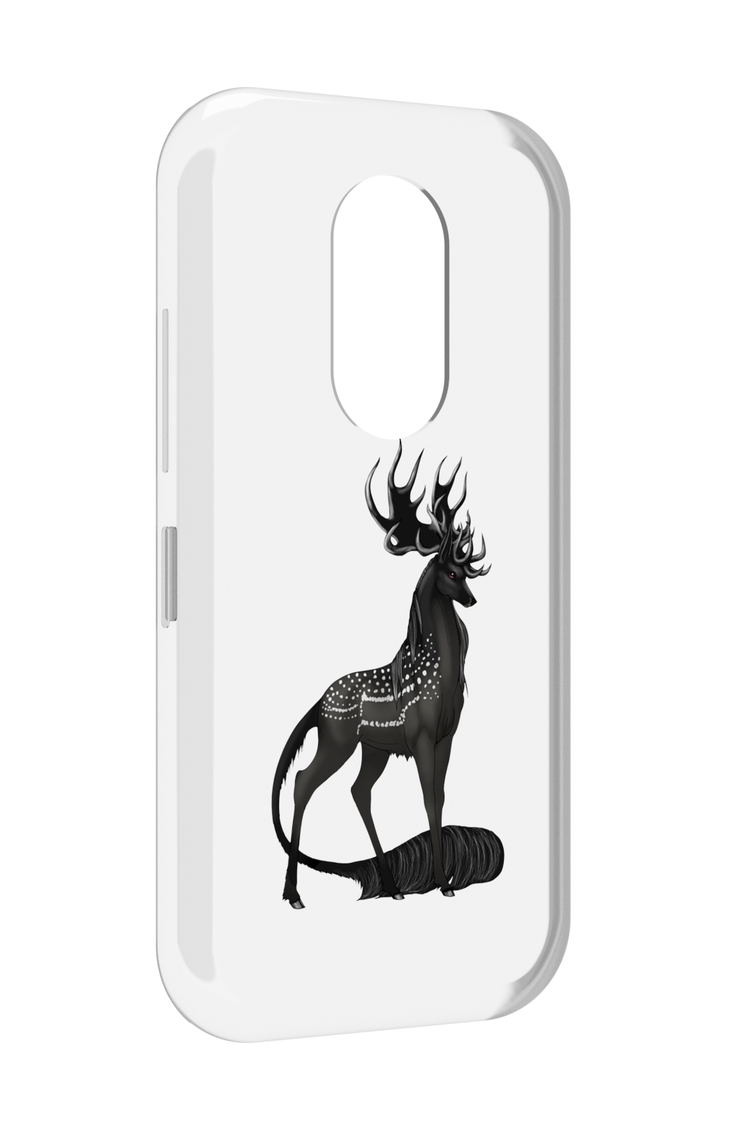 

Чехол MyPads красивый-черный-олень для Doogee S61 / S61 Pro, Прозрачный, Tocco