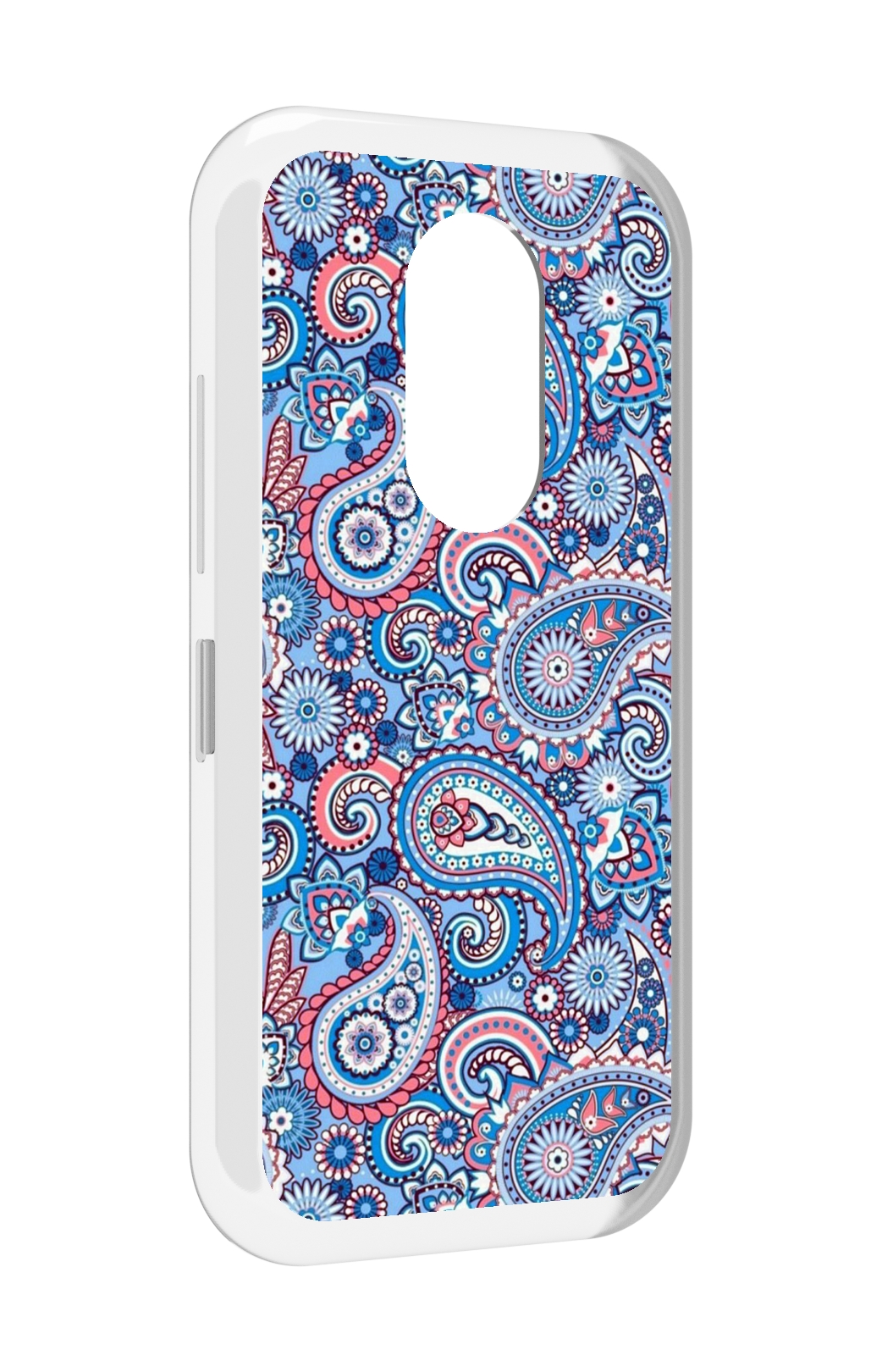 

Чехол MyPads красивый голубой арнамент для Doogee S61 / S61 Pro, Прозрачный, Tocco
