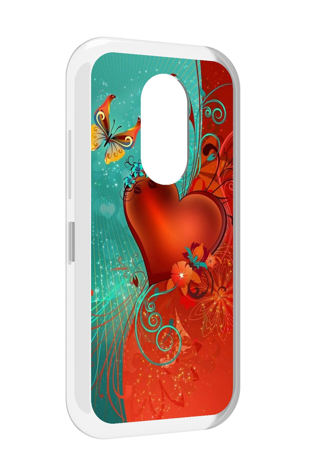 

Чехол MyPads красивые-яркие-сердечки для Doogee S61 / S61 Pro, Прозрачный, Tocco
