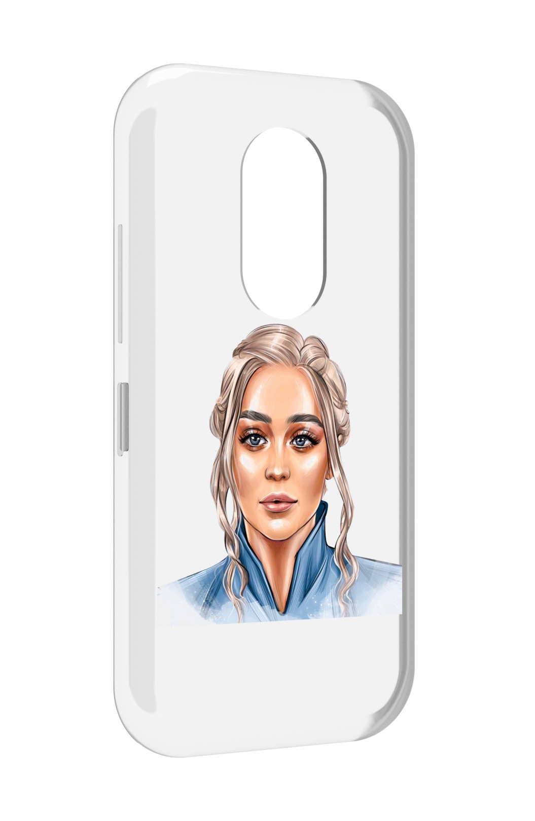 

Чехол MyPads красивая-нарисованная-девушка-блондинка женский для Doogee S61 / S61 Pro, Прозрачный, Tocco