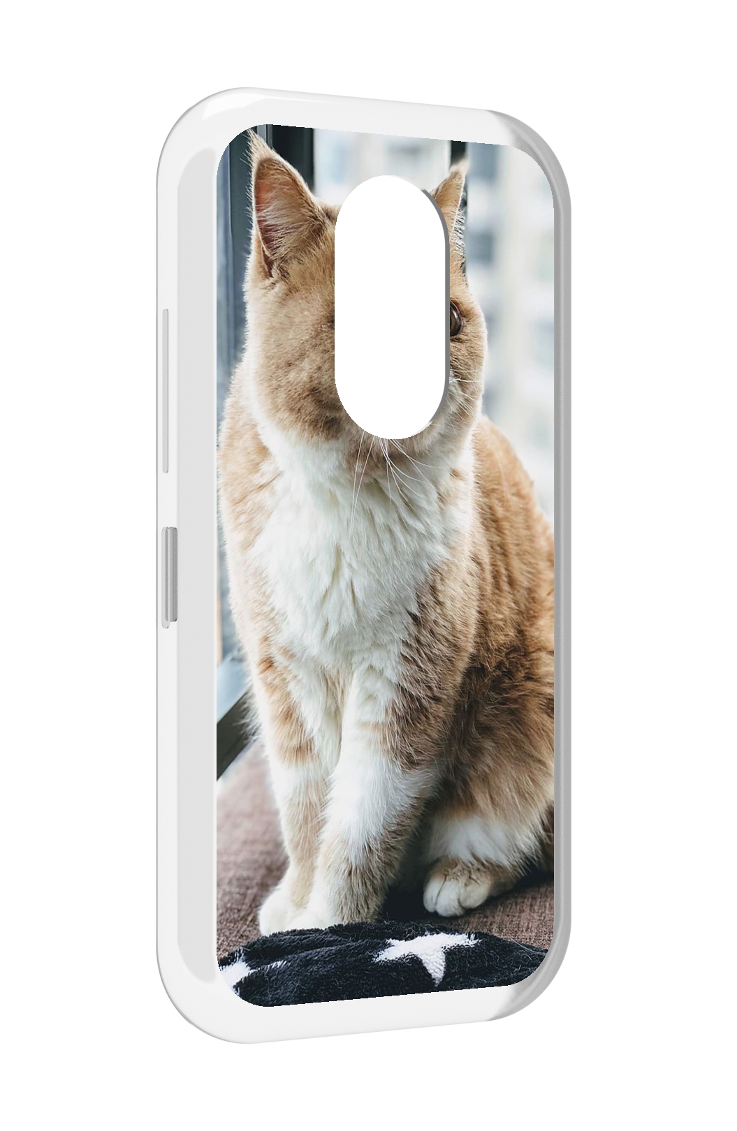 

Чехол MyPads кошка экзот для Doogee S61 / S61 Pro, Прозрачный, Tocco