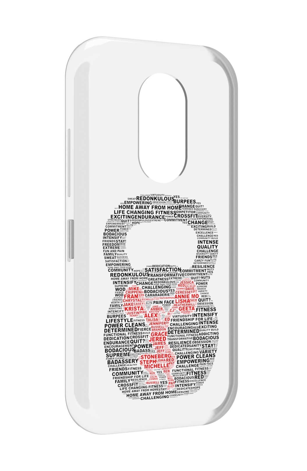

Чехол MyPads бодибилдинг гиря из слов для Doogee S61 / S61 Pro, Прозрачный, Tocco
