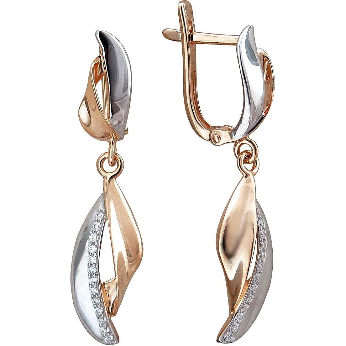

Серьги женские из золота Эстет 01С1112588Р, фианит, 01С1112588Р