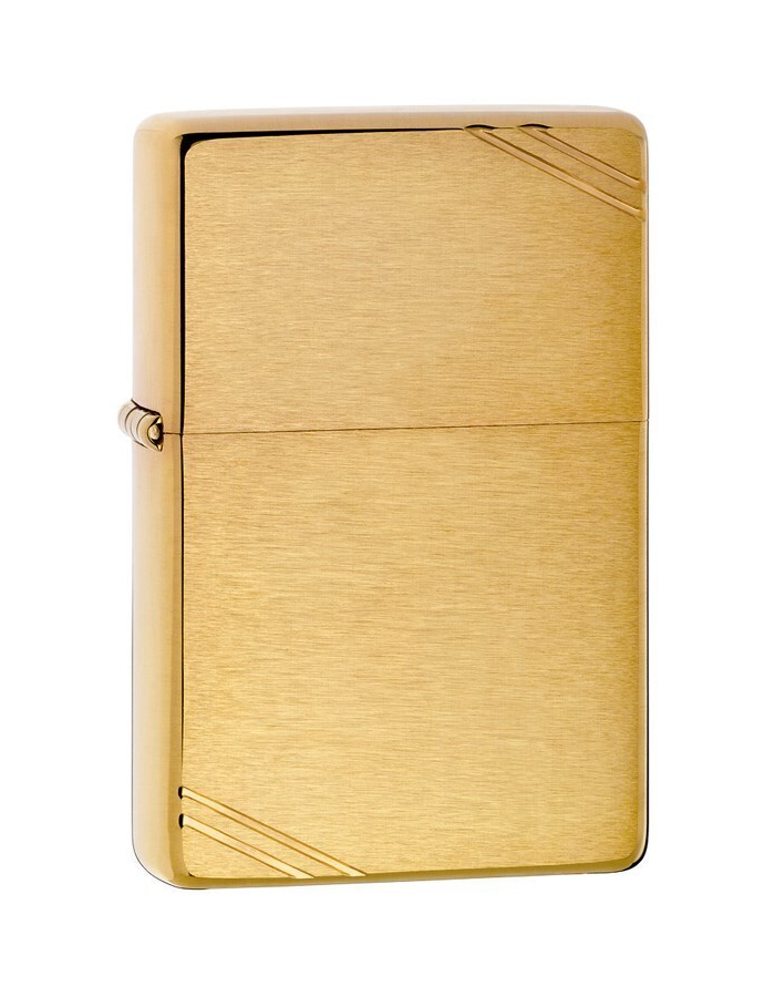 

Зажигалка ZIPPO 1937 Vintage™ с покрытием Brushed Brass, латуньсталь, золотистая, Золотистый, 1937 Vintage™