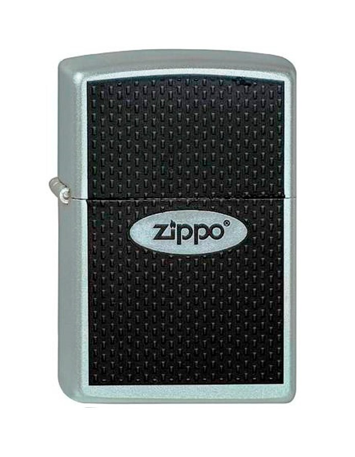 

Зажигалка ZIPPO "Zippo Oval", с покрытием Satin Chrome™, латуньсталь, серебристая, Серебристый;черный, Zippo Oval