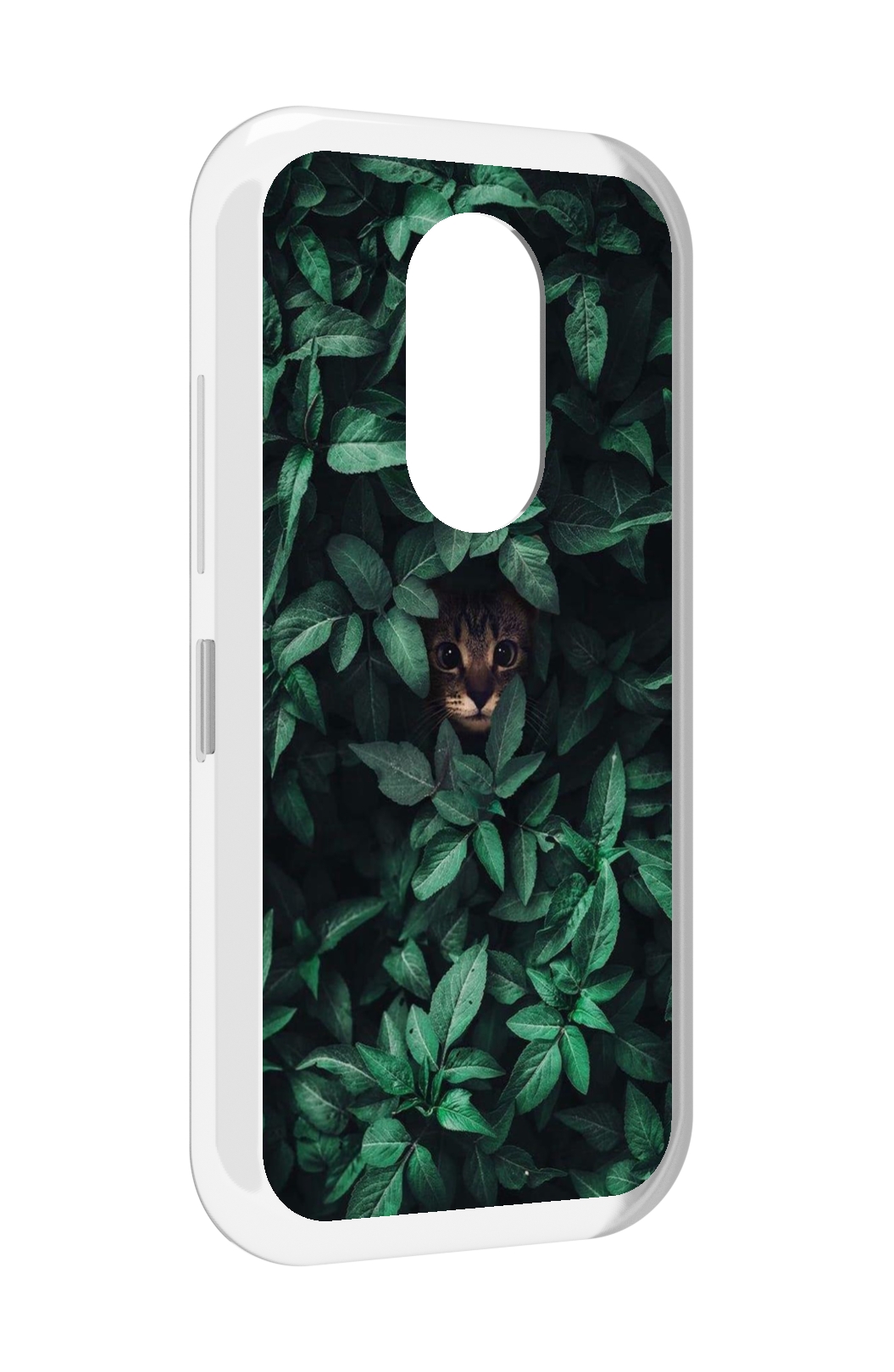 

Чехол MyPads котенок в листьях для Doogee S61 / S61 Pro, Прозрачный, Tocco