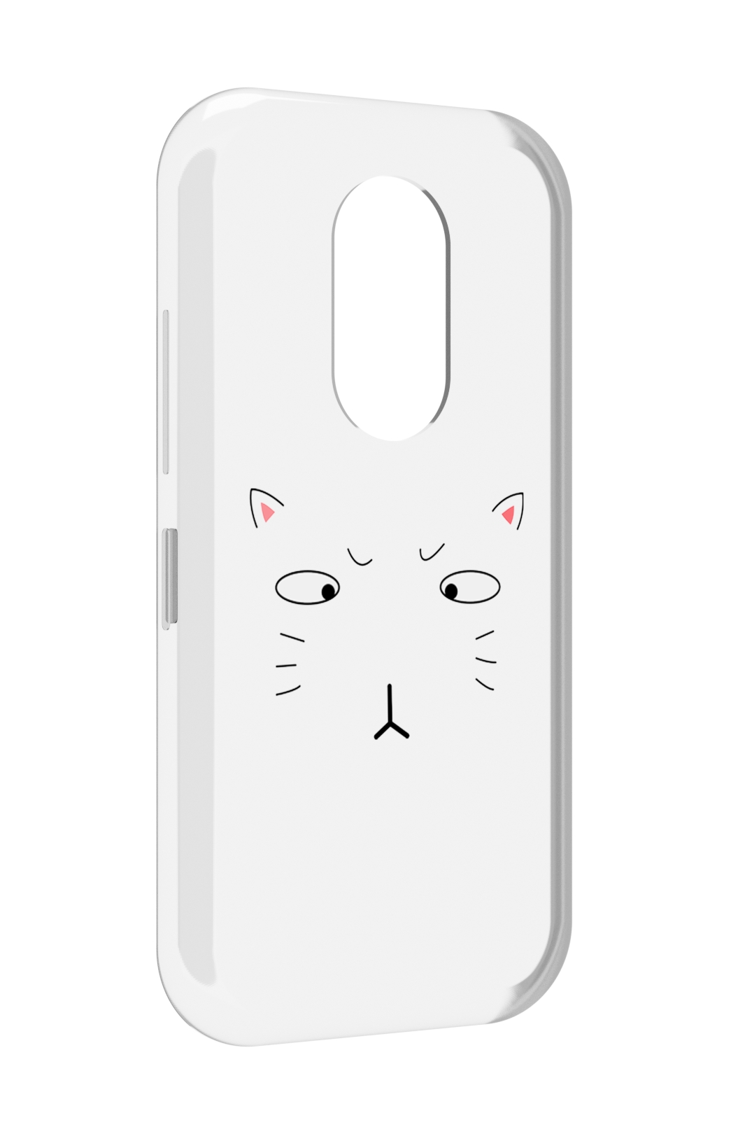 

Чехол MyPads кот-части-лица для Doogee S61 / S61 Pro, Прозрачный, Tocco