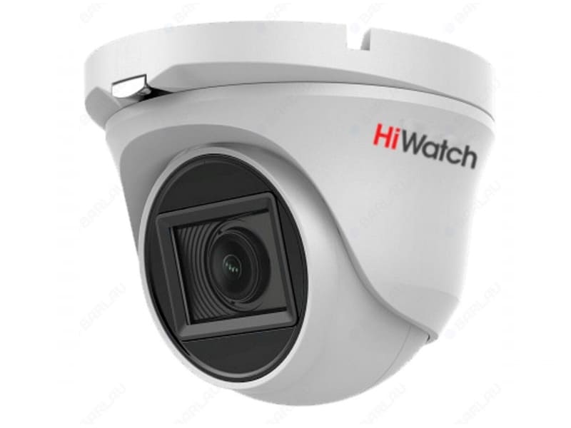 

HiWatch Купольная HD-TVI-видеокамера Hiwatch DS-T803 (3.6 mm), Белый, 2892