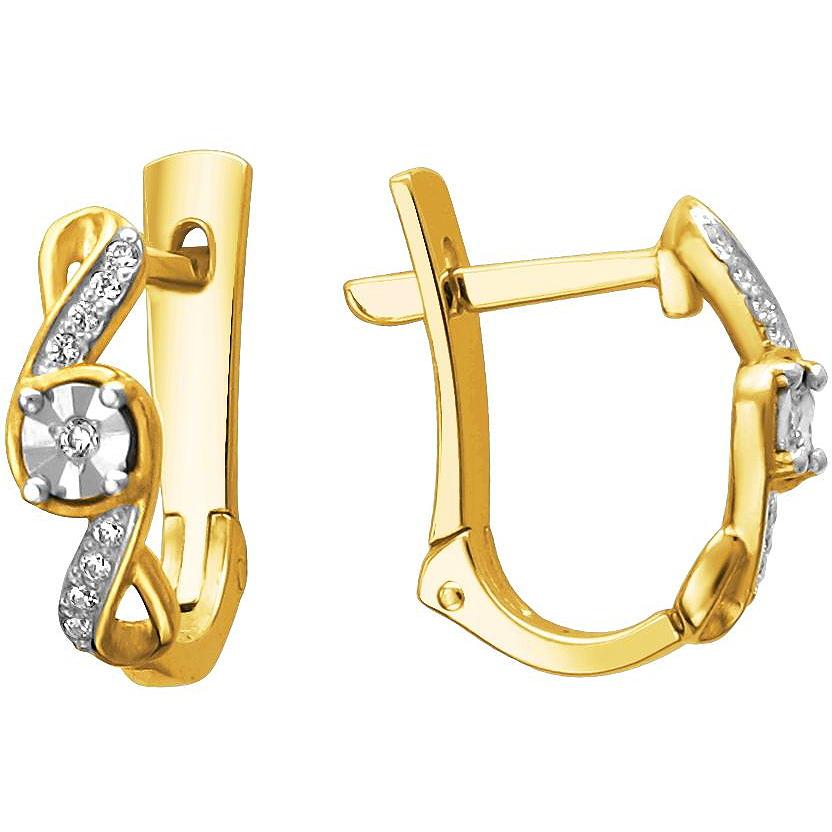 

Серьги из комбинированного золота с бриллиантом Эстет 01С6612258Ж, 01С6612258Ж