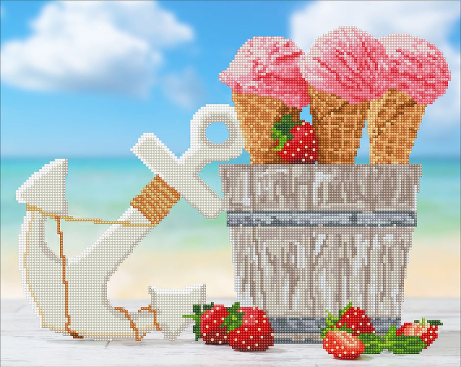 

Алмазная вышивка Фрея «Летняя прохлада»