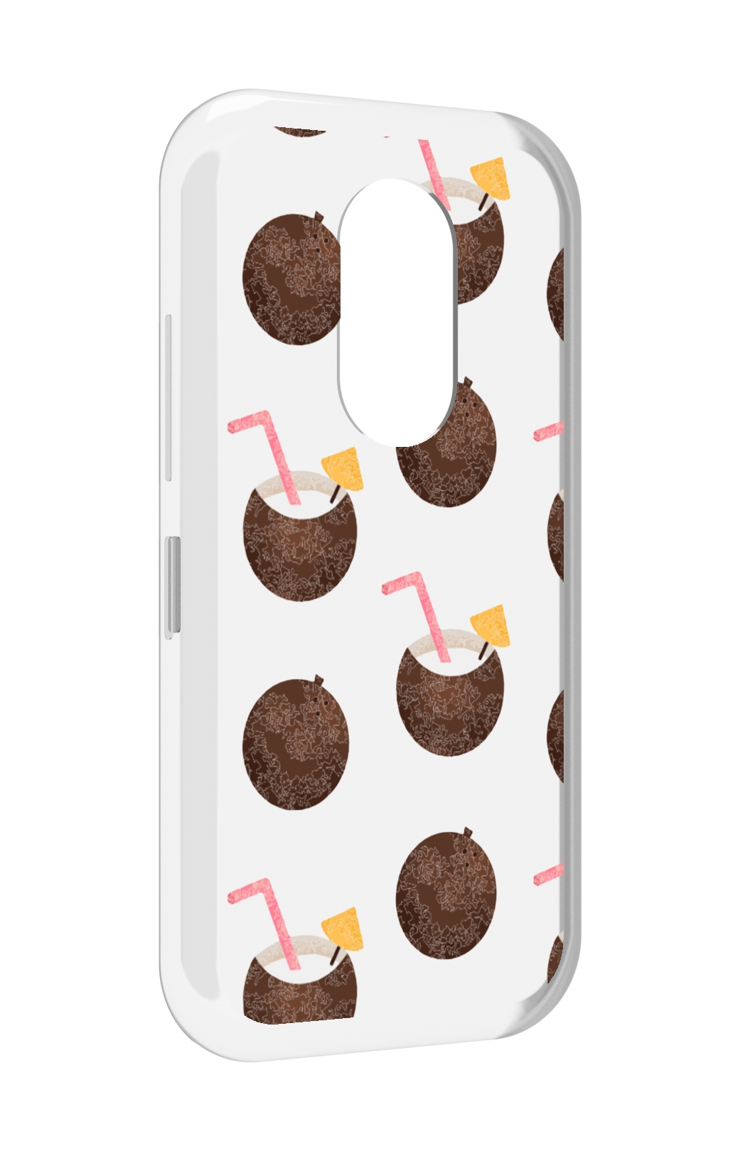 

Чехол MyPads кокосики для Doogee S61 / S61 Pro, Прозрачный, Tocco