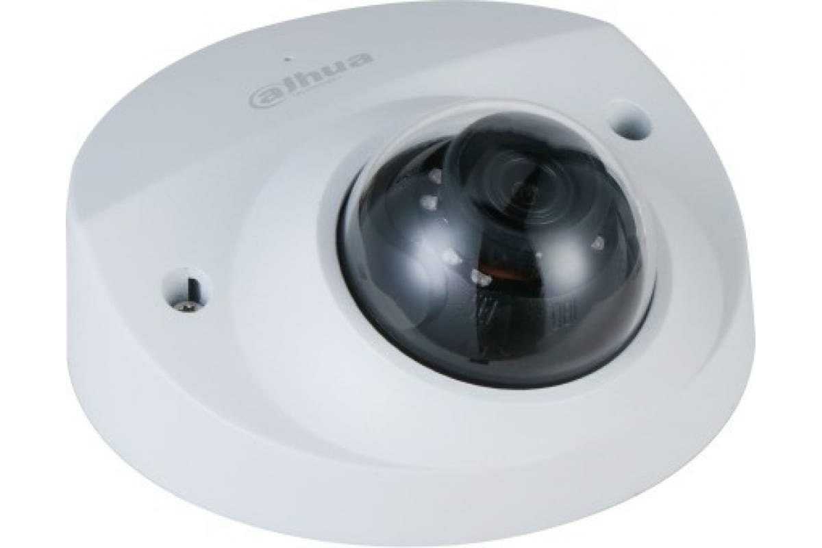 

Dahua IP камера 2Мп уличная мини-купольная DH-IPC-HDBW3241FP-AS-0280B, Белый, 3285