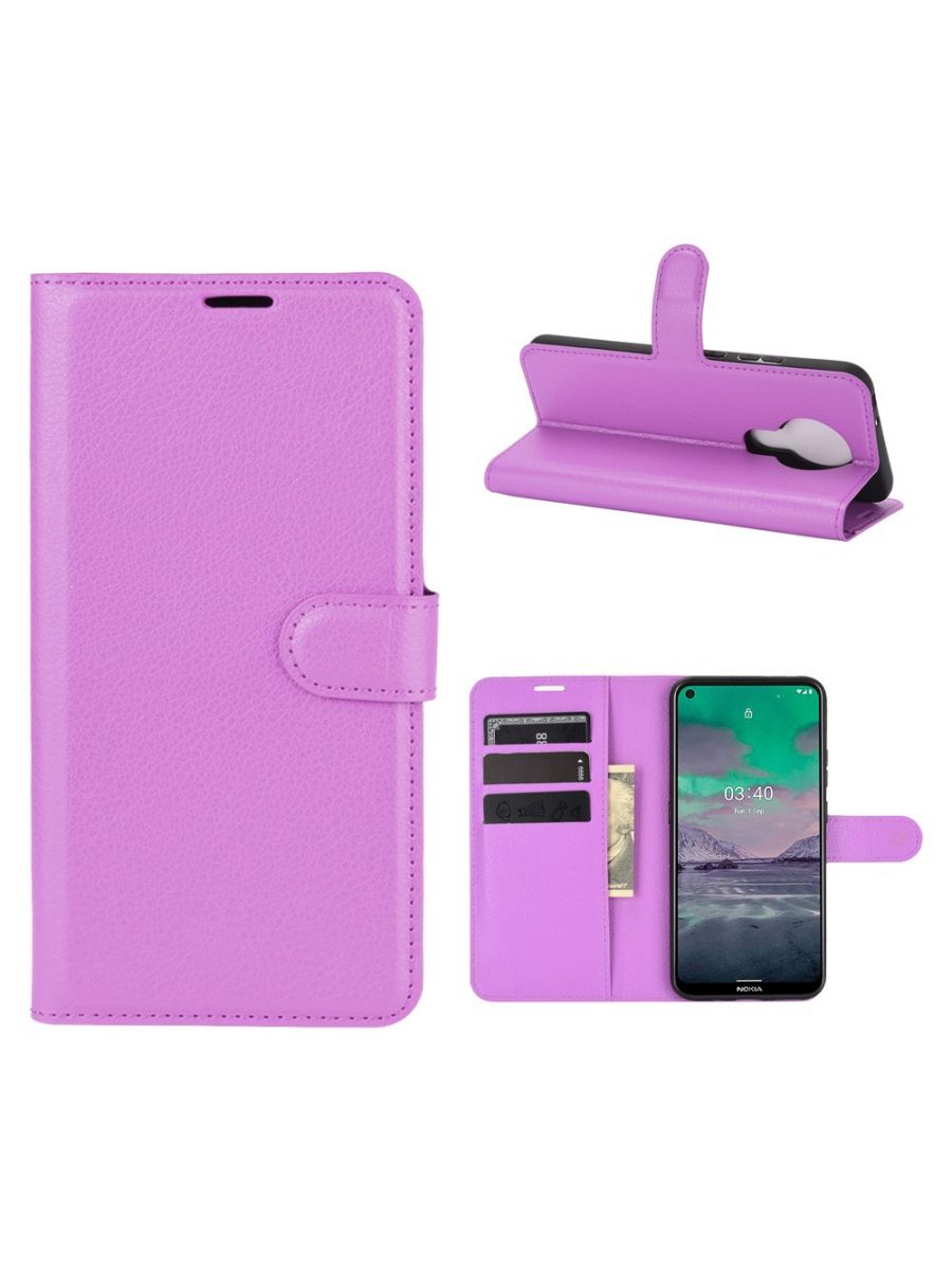 

Brodef Wallet чехол книжка для Nokia 3.4 черный