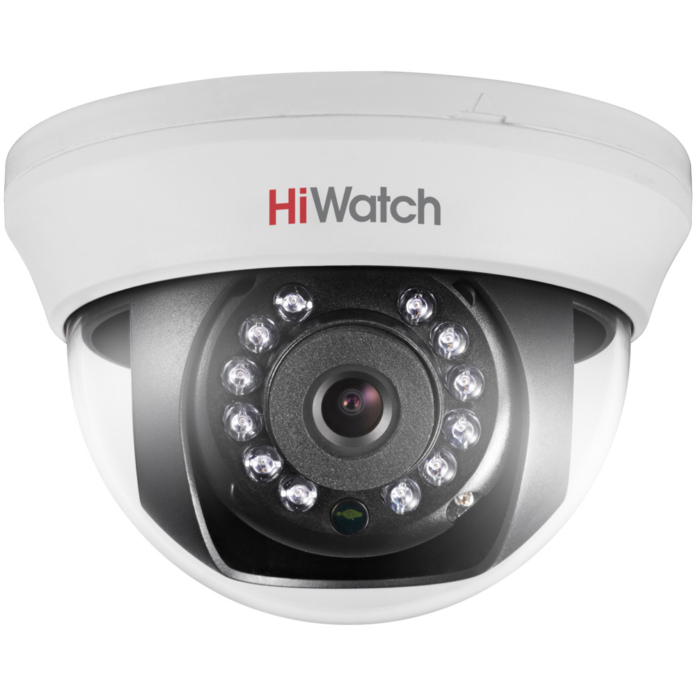 

HiWatch Купольная HD-TVI-видеокамера Hiwatch DS-T201(B) (3.6 mm), Белый, 2617